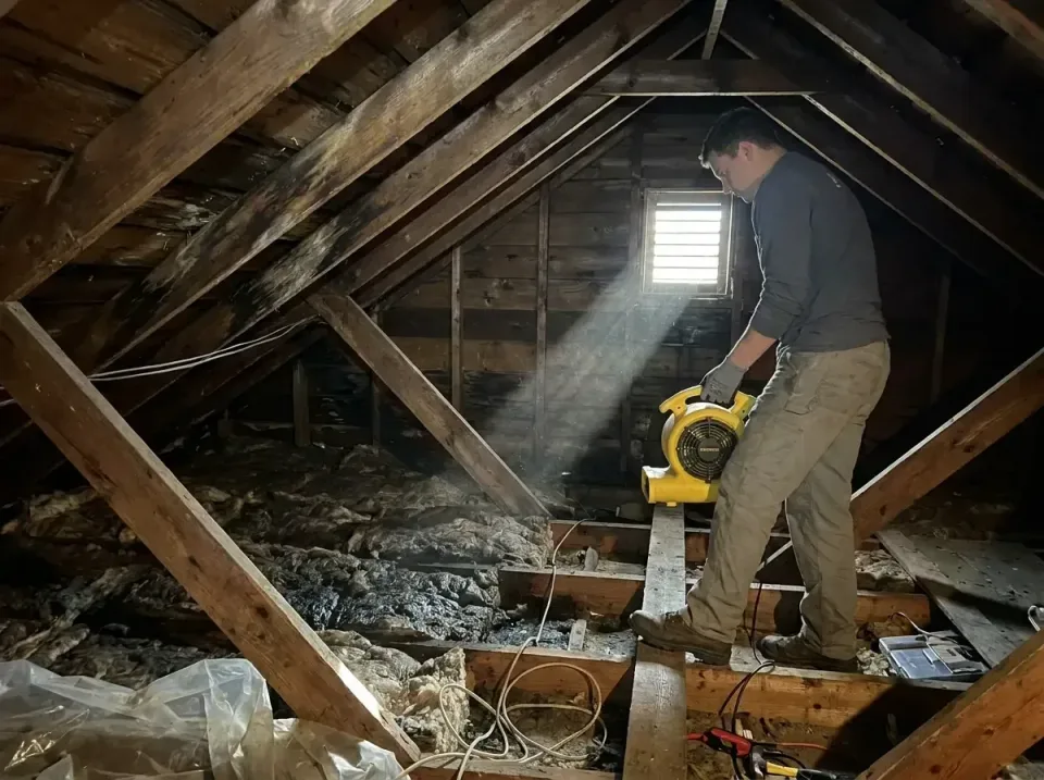 attic-water-damage-drying-proc-007 — frequently asked questions, Emergency Water Extraction & 24/7 Flood Response in Verona,…